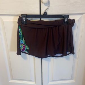 Athleta Brown Swim Skirt